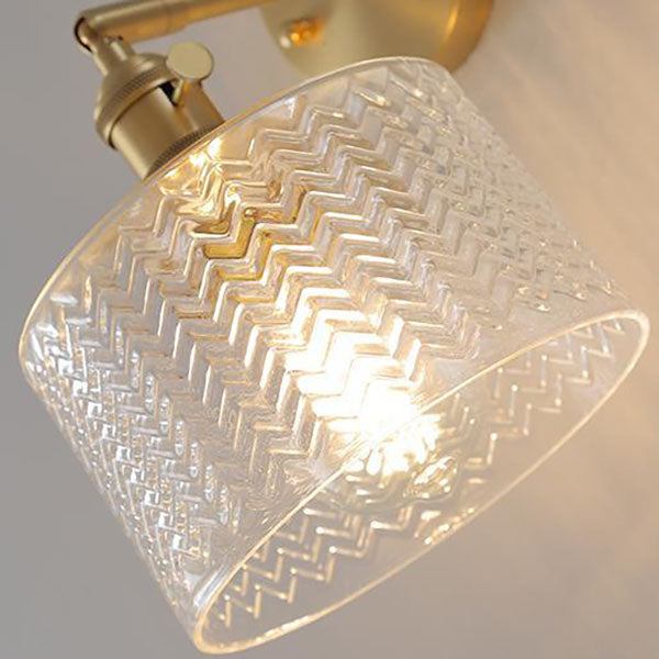 Nordic Brass Cylinder Wall Light