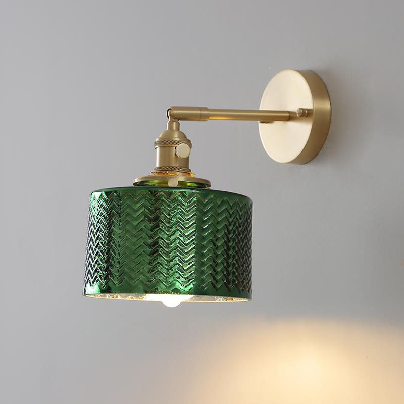 Nordic Brass Cylinder Wall Light