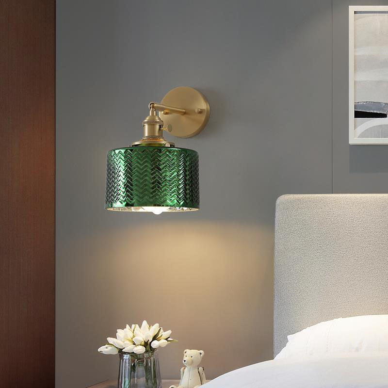 Nordic Brass Cylinder Wall Light