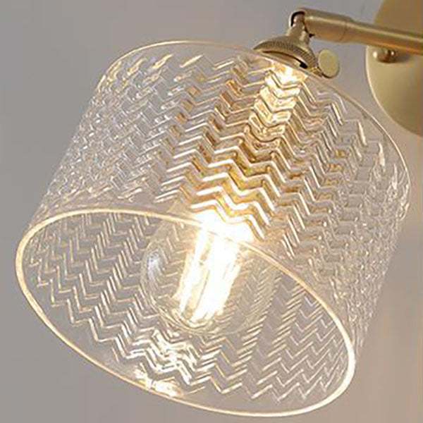 Nordic Brass Cylinder Wall Light