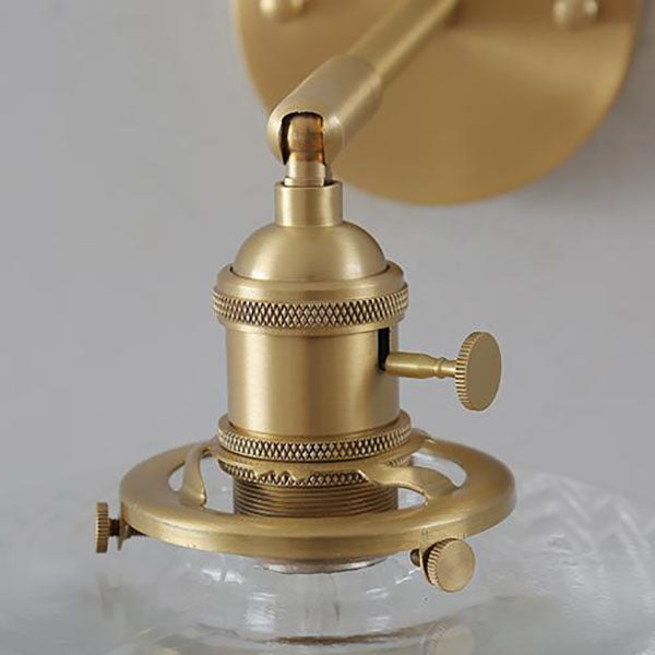Nordic Brass Cylinder Wall Light