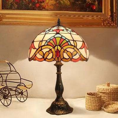 Vibrant Glass Desk Lamp